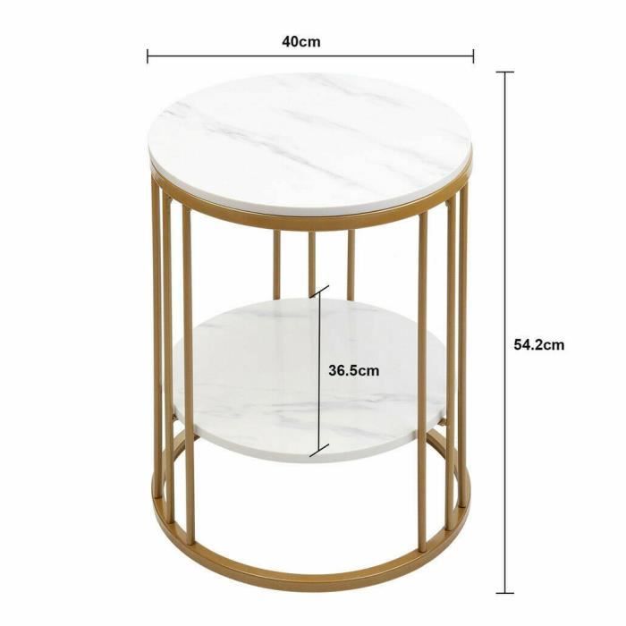 Table d'Appoint ou Table Basse Néoclassique en Marbre Blanc, Italie en vente sur