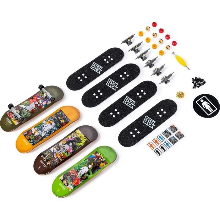 Mini Skate Plastique Lot De 5 Mini Skateboards à Doigt – Planches à Roulettes 14,5 Cm Pour Doigts Experts Mini Skate Plastique Lot De 5 Mini Skateboards à Doigt – Planches à Roulettes 14,5 Cm Pour Doigts Experts