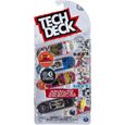 Pack 4 Finger Skates Tech Deck - Planches à roulettes à customiser 96 mm - Modèle aléatoire-5