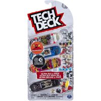 Lot De 4 Mini Trottinettes Pour Doigts – Pliable, Roues Mobiles, Couleurs Variées – Skate Doigt Pour Collection Et Jeux De Doigt