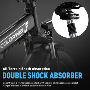 Avdleu A21 Velo Electrique Tout Terrain Pliable Batterie Velo