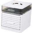 Climatiseur, Mini Climatiseur, Refroidisseur d'air Ventilateur Personnel Compact Refroidisseur par Évaporation, avec 7 Couleur[453]