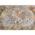 Puzzle Mappemonde en 1594 - Ravensburger - 1500 pièces - Thème Voyage et cartes-0