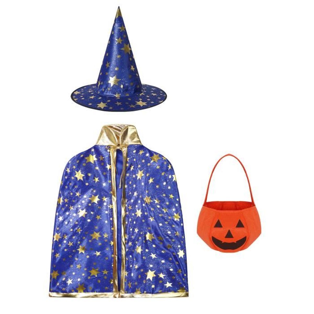 Chapeau De Sorcière Halloween Pliable - Tissu Oxford, Taille Unique (32 Cm), Pour Enfant Et Adulte, Fête, Déco
