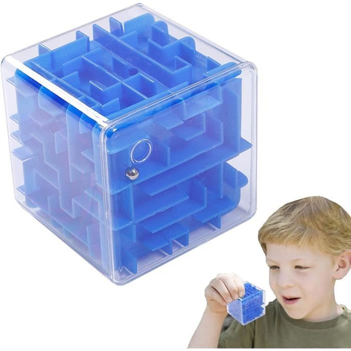 Cube Labyrinthe Huasean - Puzzle Casse-Tête, Jouet Éducatif