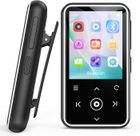 AGPTEK 64Go Lecteur MP3 Bluetooth 5.3 avec Clip, 1,8 Pouces Lecteur Musique Sport HiFi avec Radio FM/Podomètre/Enregistreur - Blanc
