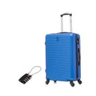 CELIMS FRANCE Valise Moyenne 20kg 65cm | Valise CELIMS Weekend | ABS | Cadenas | Bleu