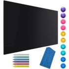 BRAND ALLboards Tableau Magnétique en Métal Craie Noir 60x40cm, MetalBoards pour tout type d'Aimants