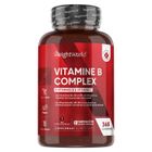 MAXMEDIX Vitamine B Complex Extra Fort + Vitamine C - 365 Comprimés Vegan