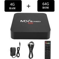 Smart TV Box - EROS - MXQ PRO 4K RK3229 - 4GB RAM - 64GB ROM - WiFi BT - Android 7.1