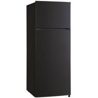 Réfrigérateur-congélateur GLEM GRF210BK - 204L - Froid statique - Classe F - Noir mat - Design moderne