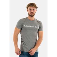 Tee shirt calvin klein jeans core institutional p2d mid grey heather
