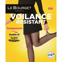 Le Bourget - Collant Voilance Résistant – Coloris : Vison - Transparent 15D