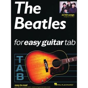 PARTITION The Beatles for Easy Guitar Tab, Recueil pour Guit