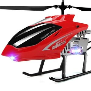 DRONE Rouge - Grand drones à tarte RC avec lumière LED p