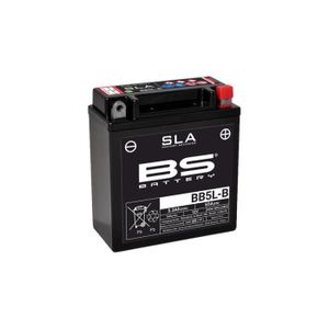 BATTERIE VÉHICULE Batterie moto avec pack acide BS Battery BB5L-B - blanc/noir/rouge - TU