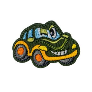 Patch Brodé Thermocollant Voiture Allemande - Ecusson 9.3x3.7cm Pour Vêtements Et Accessoires