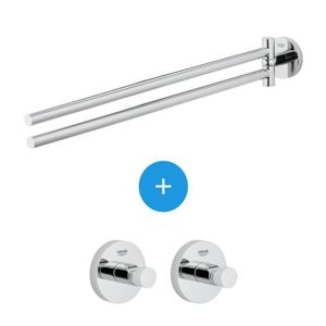 porte serviette mural grohe cdiscount