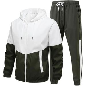 Ensemble Jogging Homme - Survêtement Ample Et Chaud Pour L'hiver - Mélange Coton Confortable - Coupe Décontractée