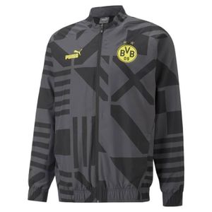 VESTE DE SPORT Veste Prematch Borussia Dortmund 2022/23 - black/asphalt - S