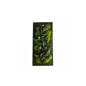 MUR VÉGÉTAL STABILISÉ Tableau végétal CANOPEE rectangle 40 x 90 cm