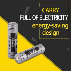 PILES 4 pièces Batterie au lithium rechargeable 18650 batterie 12000mAh 3.7V batterie Li-ion