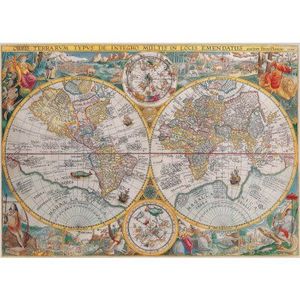 PUZZLE Puzzle Mappemonde en 1594 - Ravensburger - 1500 pi