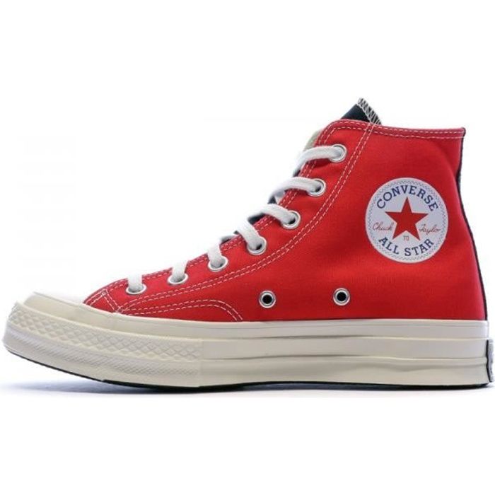 Converse rouge et blanche discount