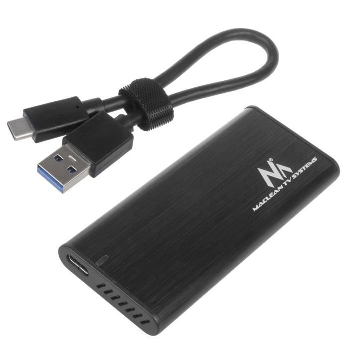 Zoravson Adaptateur de boîtier SSD M.2 NVME et SATA, USB 3.1 Gen 2