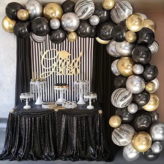 Ballons argent, ballon anniversaire argenté, 50pcs balon argent, ballon  metallique, decoration anniversaire argenté pour lann[A406] - Cdiscount  Maison