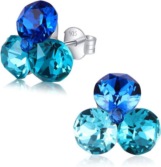 Boucles D'oreilles Argent 925 Hypoallergénique Diamday 4 Paires Boucles D'Oreilles Femme Argent 925 Boucle D Boucles Hypoallergéniques