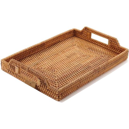 Plateau rect. en bambou L 40 cm Acheter chez