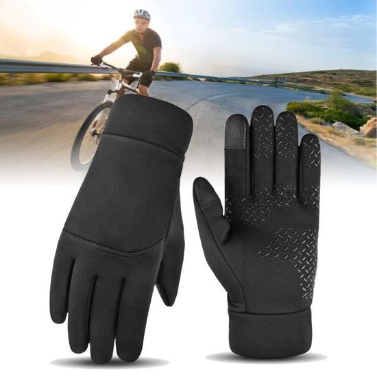 Gants Moto FIVE KANSAS WP Hiver Imperméables En Cuir Noir