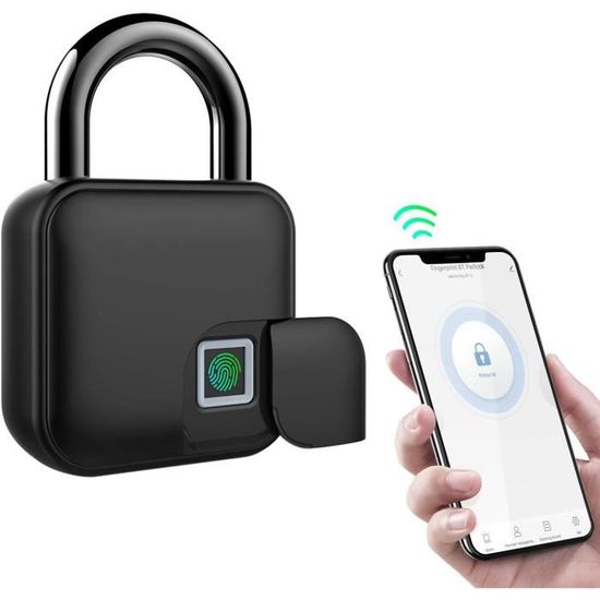 Anytek Smart Keyless empreinte digitale cadenas biométrique étanche -  connexion APP