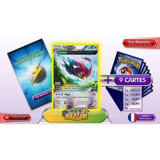 81//108-140PV XY- CIEL RUGISSANT DEFLAISAN CARTE POKEMON RARE