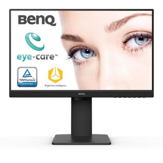 BenQ GW2485TC 23.8`` 1080p, écran LED IPS, USB-C, microphone anti-bruit pour la maison et le bureau - 9H.LKLLB.QBE