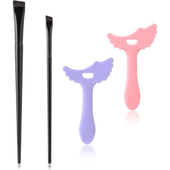 Pinceau Biseauté Pour Fard à Paupières - Accessoire Maquillage Glam UP