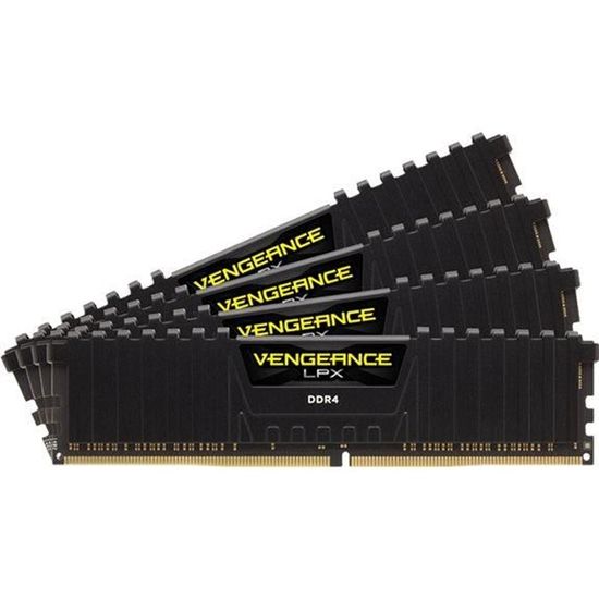 Mémoire RAM Corsair Vengeance LPX Series Low Profile 32 Go (4x 8 Go) DDR4 3200 MHz CL16 - CMK32GX4M4B3200C16