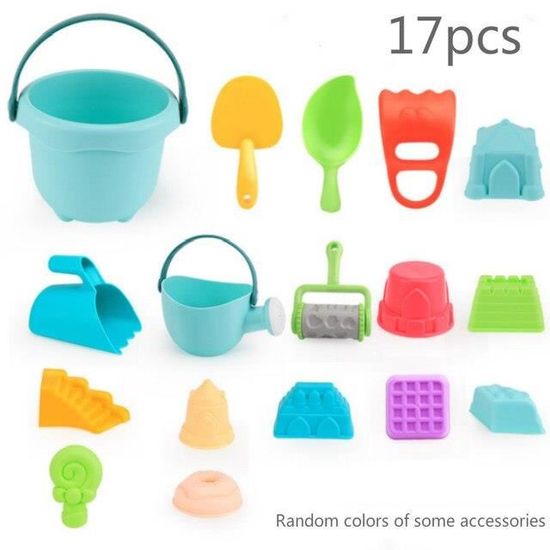 Set 23 Pièces Jouets De Plage Ulikey - Dinosaures, Moules à Sable, Pelles, Sac Filet
