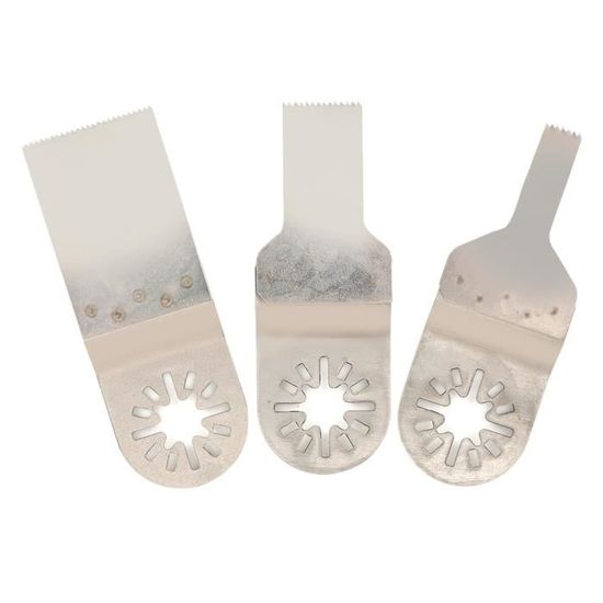 Briny River Lot De 3 Lames Scie Oscillante Multifonction 90 X 68 Mm – Bois Dur, Cloison Sèche, Plexiglas