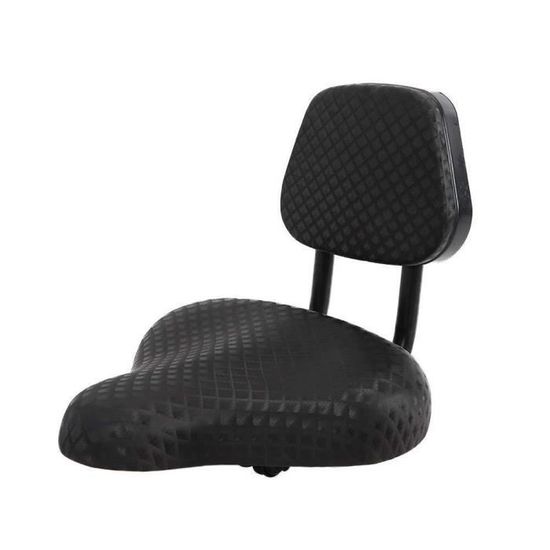Selle De Vélo Avec Support Dorsal | Selle Universelle À Dossier Souple