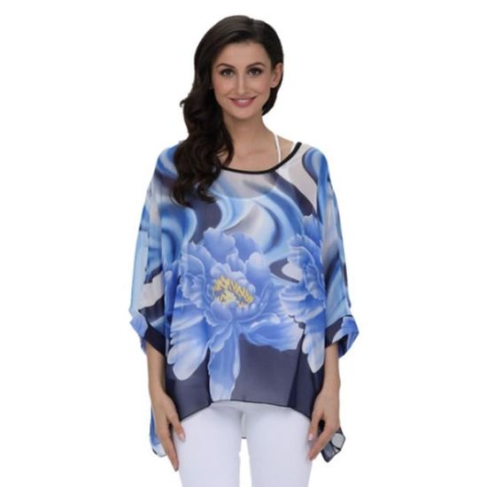 Chemisier Caftan Lagenlook CuteSwan | Manches Chauve-Souris Mousseline