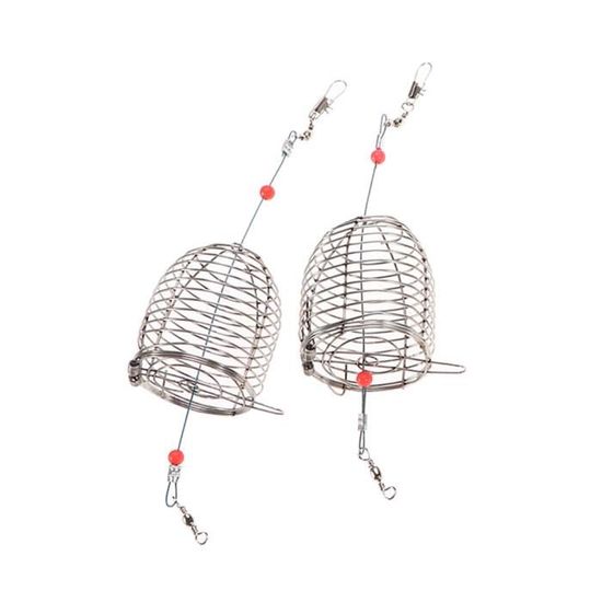 Appâts de pêche leurres carpe pêche feeder appât cage porte-leurre cage