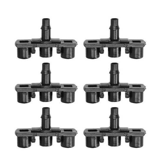 Lot De 4 Tuyaux D'extincteur De Remplacement - Caoutchouc Noir, Compatible Nettoyeur Haute Pression, 50 Cm