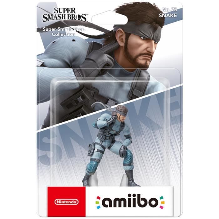 Figurine Amiibo Nintendo Amiibo Snake N°75 Ssb - vue 2