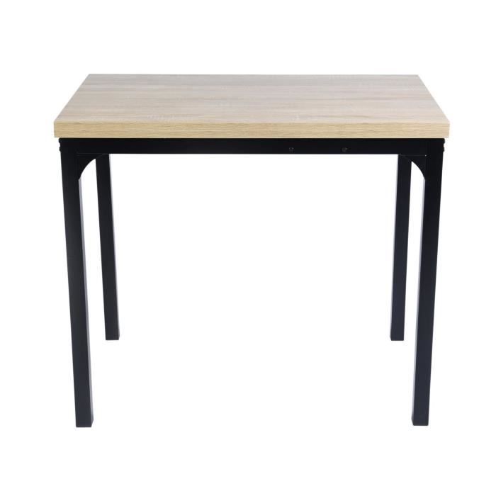 Marlowe Table A Manger Console Extensible Style Industriel L