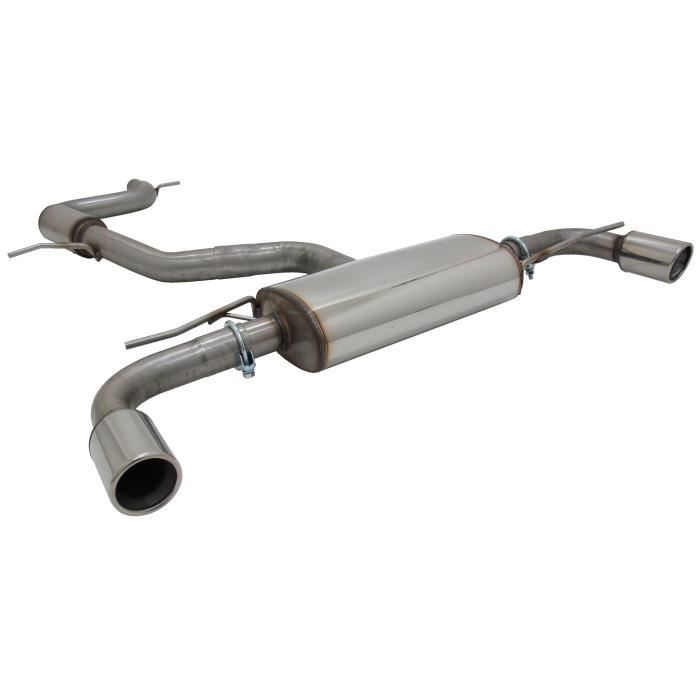 EA2972E90SR Ligne echappement Inox Groupe A pour VW Golf 6 GTI de type 1K de 2008 a 2014