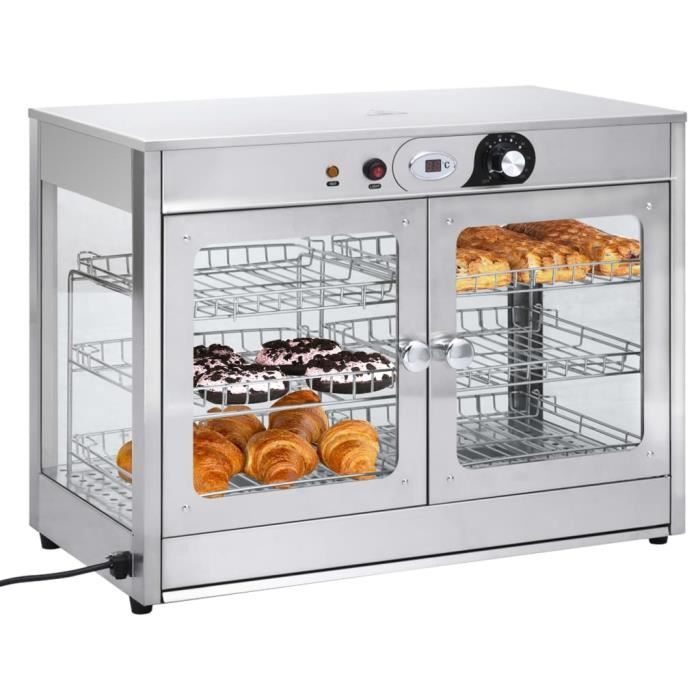 Chauffe-plat électrique Chauffe-repas - Chauffe-Plats Chafing Dish Gastronorm 1200 W Acier inoxydable