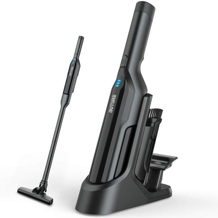 Aspirateur à Main Sans Fil,Aspirateur Voiture 17000Pa avec Lumières Led et USB Rechargeable,Aspirateur de Table pour Voiture-Ma A21