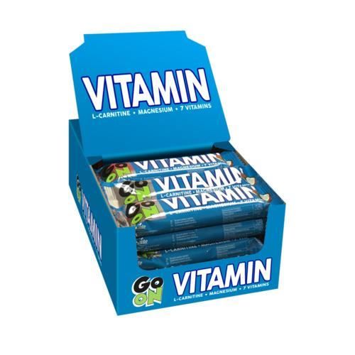 Barre vitaminée 24x50g Noix de coco Go On Nutrition Barre Energetique - Gateau Energetique